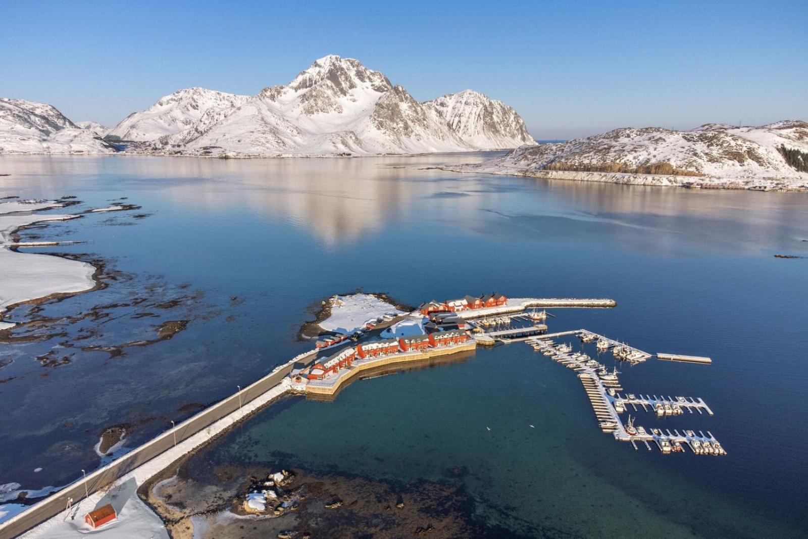 Nappstraumen Seafront Cabin, Lilleeid 68 Gravdal  Exteriör bild
