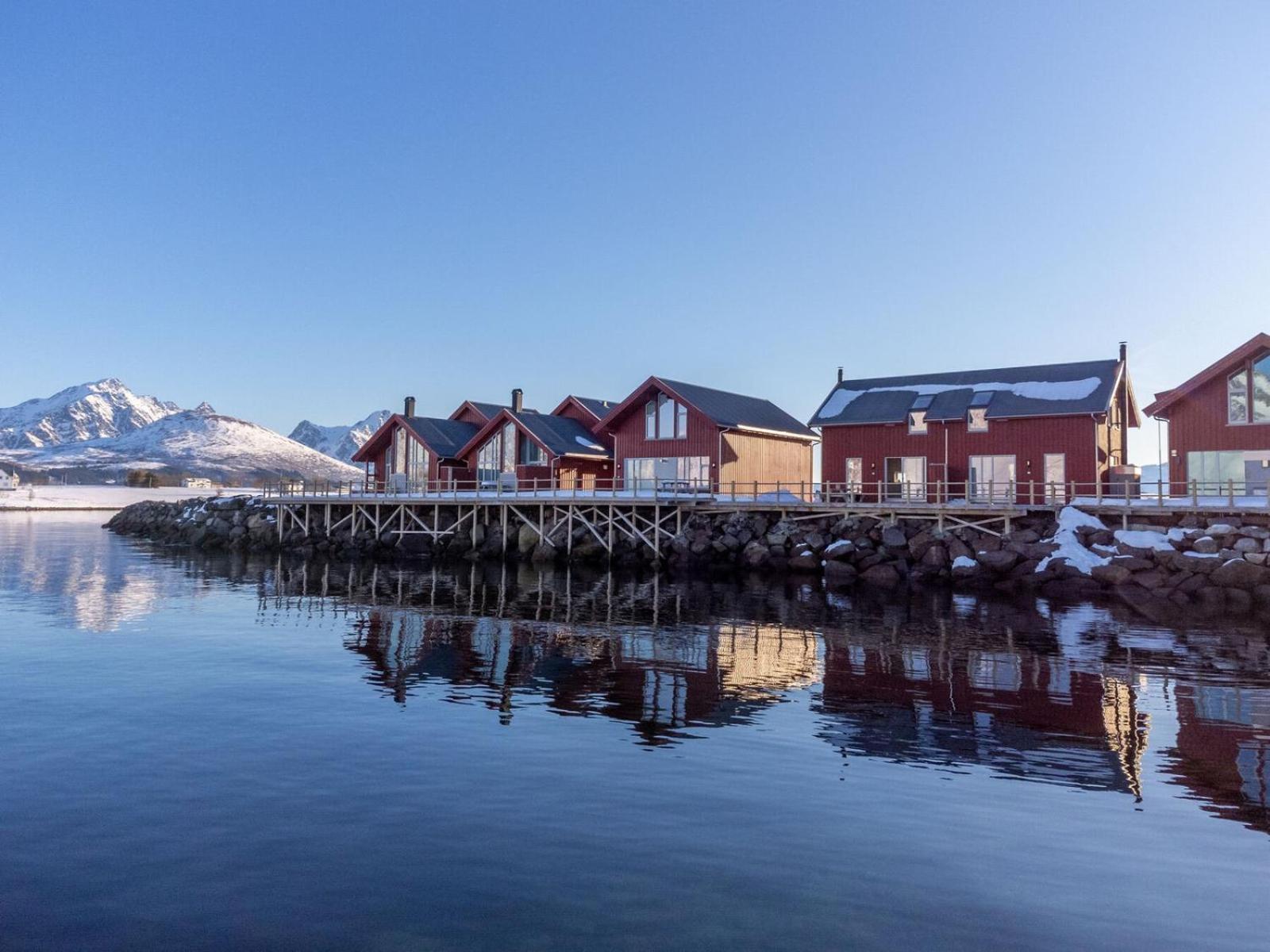 Nappstraumen Seafront Cabin, Lilleeid 68 Gravdal  Exteriör bild