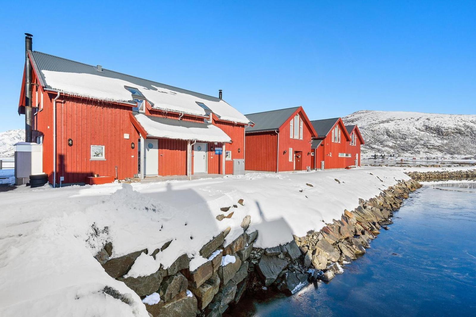Nappstraumen Seafront Cabin, Lilleeid 68 Gravdal  Exteriör bild