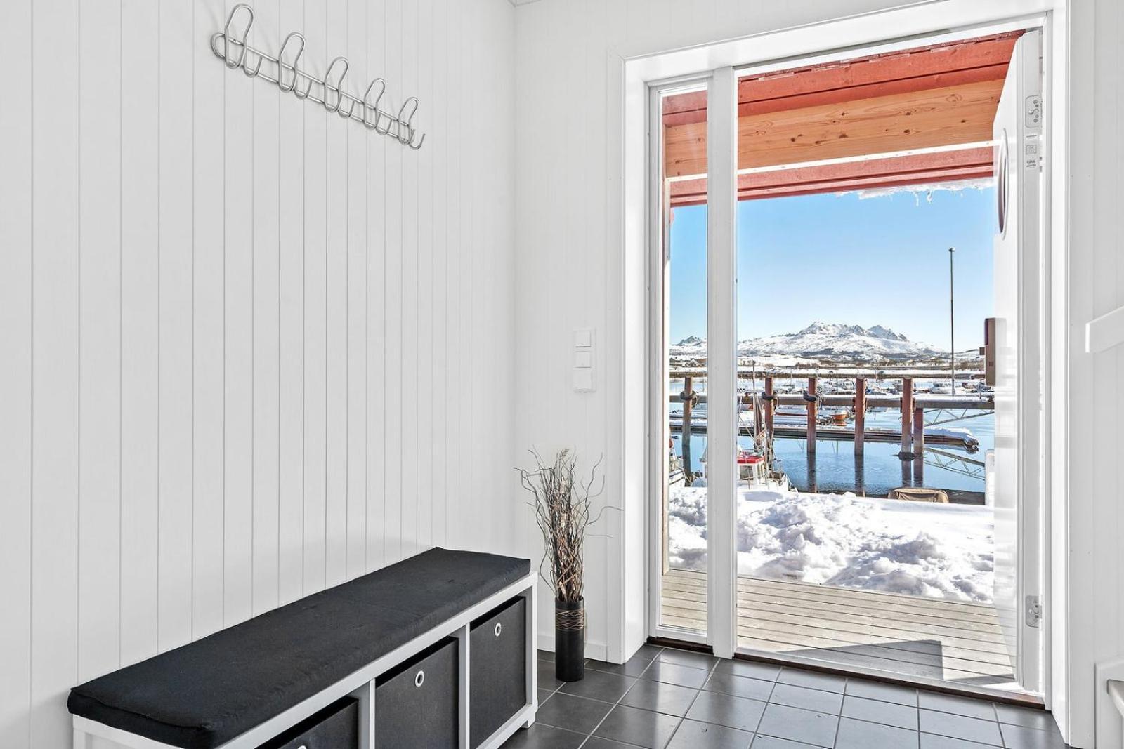 Nappstraumen Seafront Cabin, Lilleeid 68 Gravdal  Exteriör bild